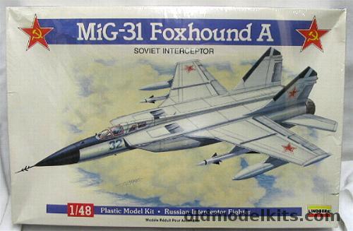 Lindberg 1/48 Mig-31 Foxhound A, 5001 plastic model kit